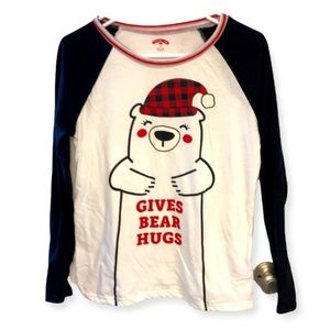 Holiday Time Bear Top